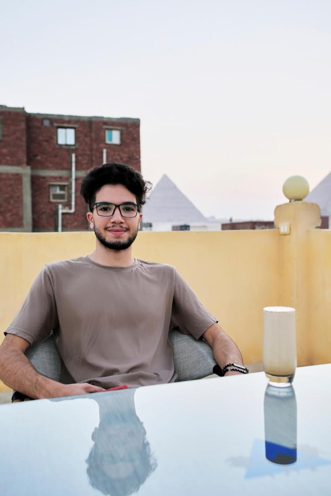 Grand Pyramid View Hotel Kafret el-Gabal Exteriör bild