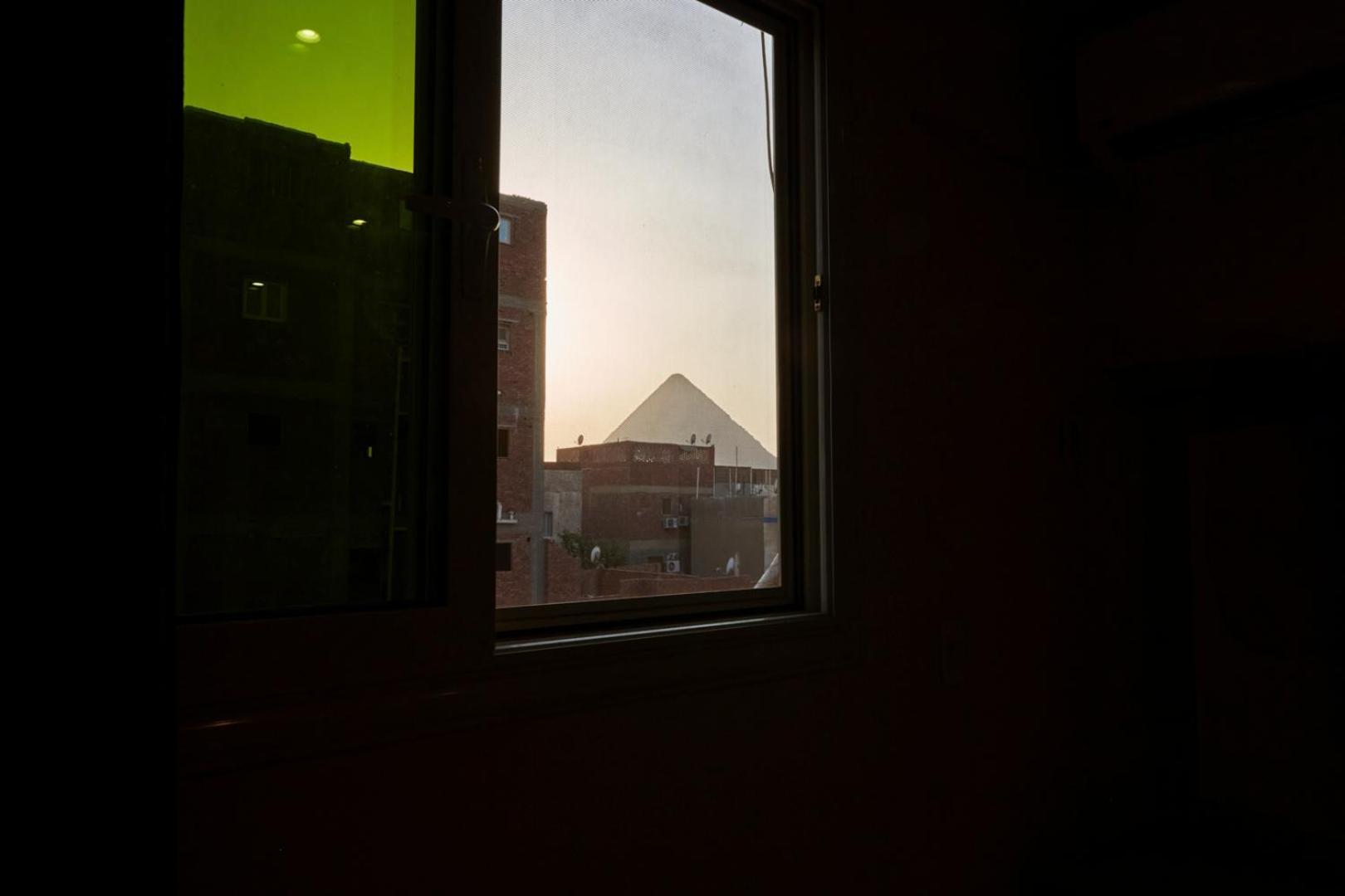 Grand Pyramid View Hotel Kafret el-Gabal Exteriör bild