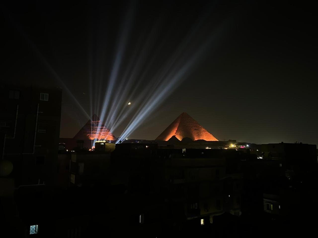 Grand Pyramid View Hotel Kafret el-Gabal Exteriör bild