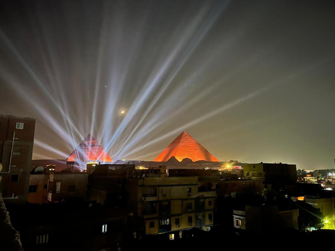 Grand Pyramid View Hotel Kafret el-Gabal Exteriör bild