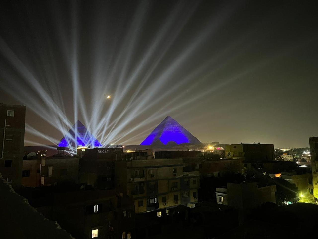 Grand Pyramid View Hotel Kafret el-Gabal Exteriör bild