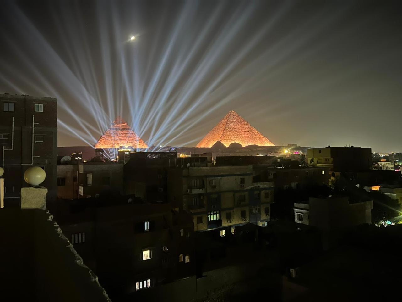 Grand Pyramid View Hotel Kafret el-Gabal Exteriör bild